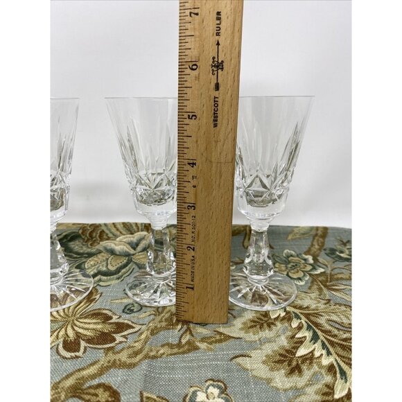 Waterford Crystal Rosslare Cordial Shot Liqueur Glasses Set of 4 Ireland 5.5” - Picture 5 of 6